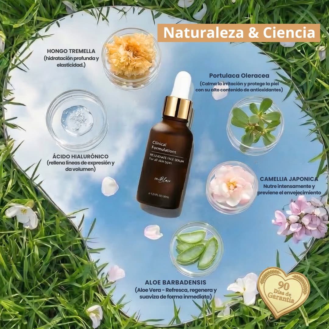 Sérum Rejuvenecedor - Desvanece Arrugas, Manchas & Signos de la Edad