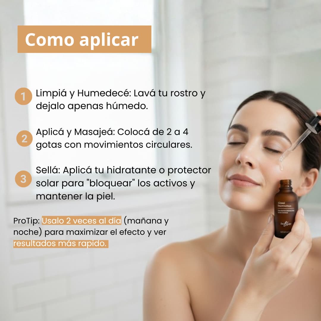 Sérum Rejuvenecedor - Desvanece Arrugas, Manchas & Signos de la Edad