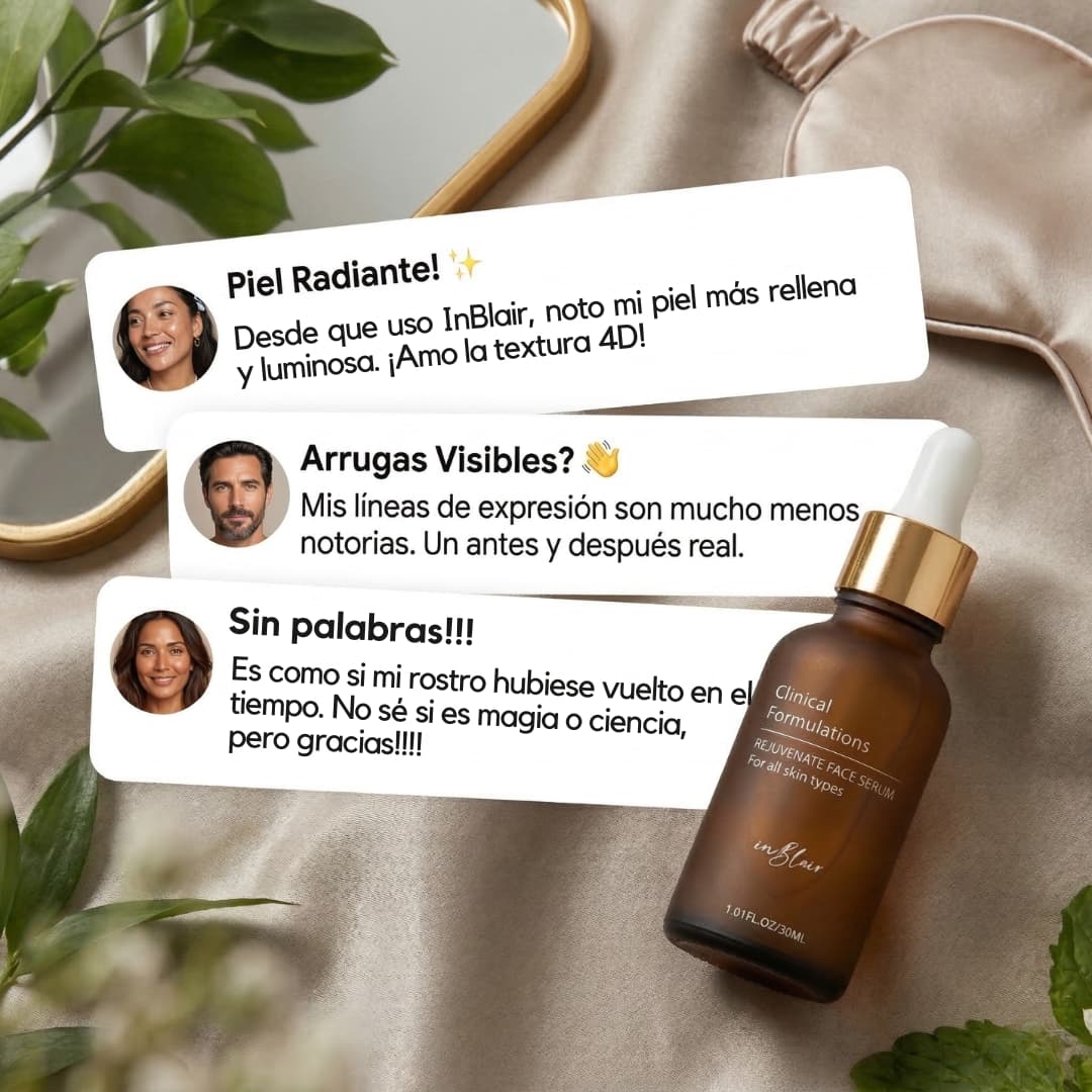 Sérum Rejuvenecedor - Desvanece Arrugas, Manchas & Signos de la Edad