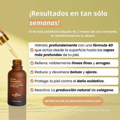 Sérum Rejuvenecedor - Desvanece Arrugas, Manchas & Signos de la Edad
